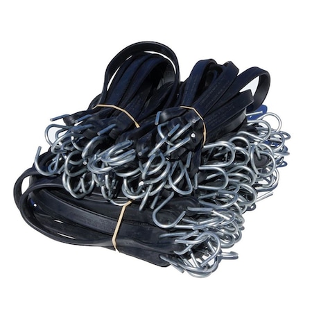 Aftermarket 50 Mixed Heavy Duty Rubber Tarp Straps Tie Down Bungee Flatbed Truck Trailer OTK20-0584